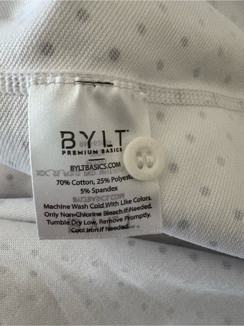 Bylt Men’s Drop Cut Lux Dotted Short Sleeve Polo XXL - Picture 10 of 13